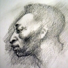 Pelé drawing study by Sergey Eylanbekov