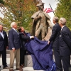 Sculptor Sergey Eylanbekov
Hancock Adams Common unveiling
Photo by Lisa Aimola